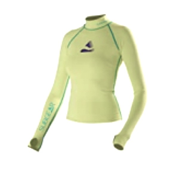 Subgear Pebble Women's Long Sleeve Rashguard, 2XL, Yellow - Picture 1 of 4